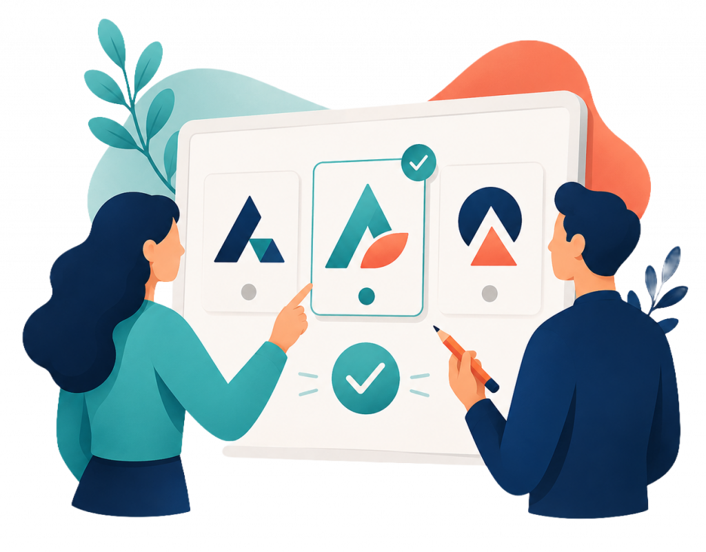 Création de logotype, logo et charte graphique : écouter le client, collaborer, co-construire